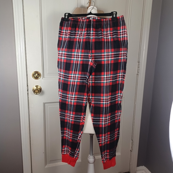 Simple Treasures Christmas Pajama Bottoms/ Sleep Pants Red/Green Plaid Small 4-6 - Picture 11 of 12